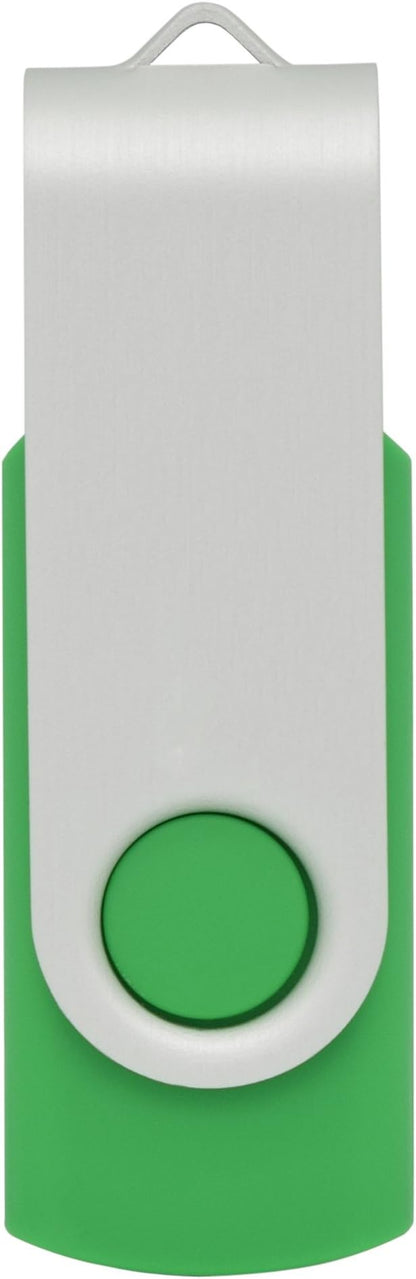 10 Pack 32GB USB Flash Drives Bulk 32GB Flash Drive 10 Pack USB Memory Stick 32GB USB2.0-Green