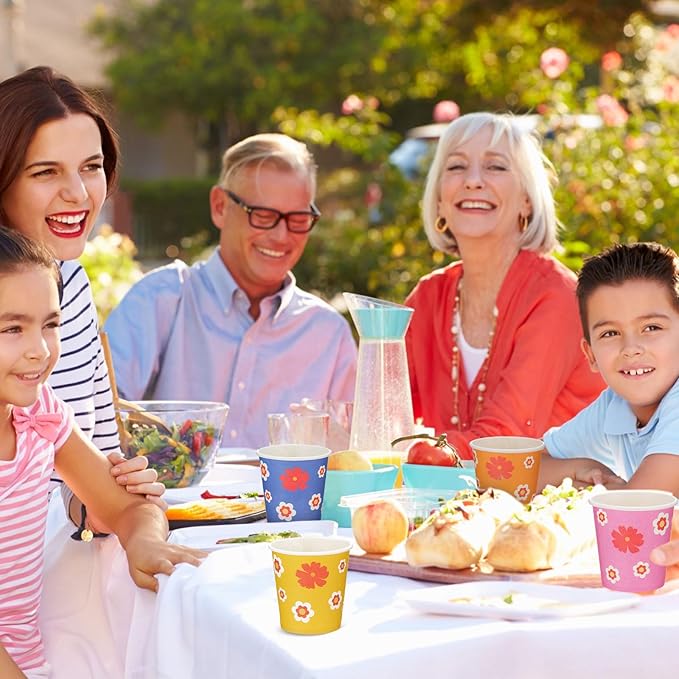 Yaomiao 1000 Pcs 5 oz Paper Cups Bulk Small Mouthwash Cups Mini Disposable Coffee Mugs for Summer International Coffee Day Picnics, Party, Barbecues, Travel Events, 10 Colors