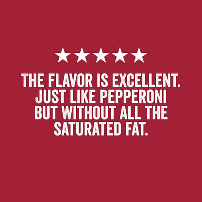 Chef’s Cut Real Turkey Jerky | Smoked Turkey Meat Sticks | High Protein Snack with 8 g Protein & 100 Calories, Gluten Free, Keto-Friendly| Pepperoni | 1 oz Stick (12-Count Bag)