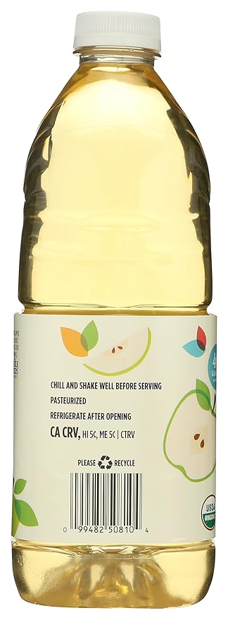 365 by Whole Foods Market, Organic Reduced-Sugar Apple Juice, 64 Fl Oz