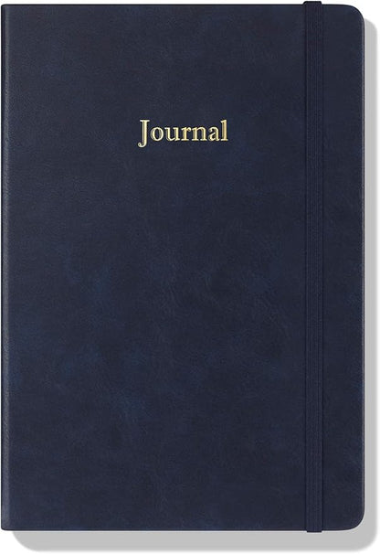Wykeham's Executive 2026 Undated Daily Journal Planner – Customization Available (Royal Blue, 8.5"×5.5" - Undated)