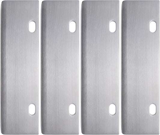 4 Pcs Grill Scraper Edge Sharper Blade Replacement, Stainless Steel Outdoor Barbecue Cleaning Tools, Heavy Duty Accessories for BBQ