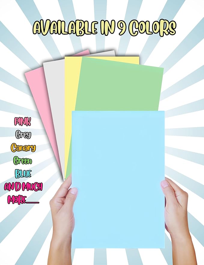 Limited Papers (TM) Colored Copy Paper – 24lb/60lb Text, 11"x17", Tabloid Size, 500 Sheets Per Ream. (5000, Canary)