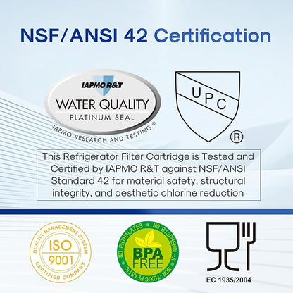 5 Micron 10" x 4.5" Whole House Water Filter Compatible with GE FXHTC, GXWH40L, RFC-BBSA, W50PEHD, Whirlpool WHKF-GD25BB, GXWH35F, GNWH38S, Dupont WFHD13001, Pentek R50-BB, 4WH-HDGR-F01 4PACK