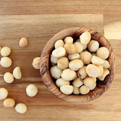 Macadamia Nuts | MacFarms Dry Roasted Macadamia Nuts 24 OZ (1 Pack) - Premium Roasted Nuts with Sea Salt Fresh From Hawaii, Sea Salt Flavored Healthy Snack