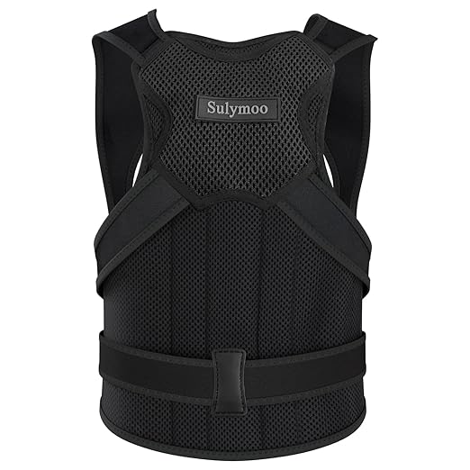 Posture Corrector for Women and Men, Back Brace with Shoulder Support, Adjustable Full Back Brace Straightener for Posture Improving, Relief for Upper & Lower Back, Shoulder Pain (Small)