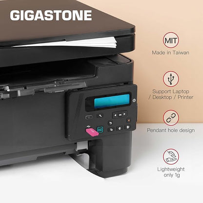 GIGASTONE V70 32GB 10-Pack USB 2.0 Flash Drive Thumb Drive Memory Stick Pen Drive Capless Design Pen Drive