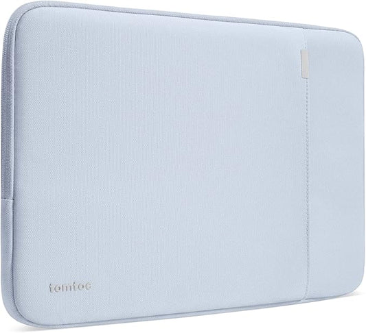 tomtoc 360° Protective Laptop Sleeve for 13-inch New MacBook Air M4/A3240 2025, M3/A3113, M2/A2681 M1/A2337 A2179 A1932, 13-inch MacBook Pro M2/A2686 M1/A2338, Water-Resistant Computer Case Bag