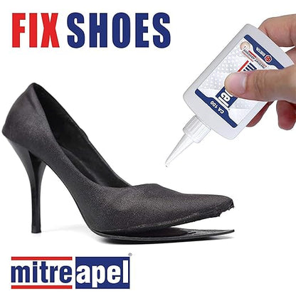 MITREAPEL Super CA Glue (22 x 3.5 oz) with Spray Adhesive Activator (22x13.5 fl oz) Cyanoacrylate CA Glue with Accelerator for Wood, Plastic, Metal, Leather, Ceramic, Crafting&Building (22 Pk)