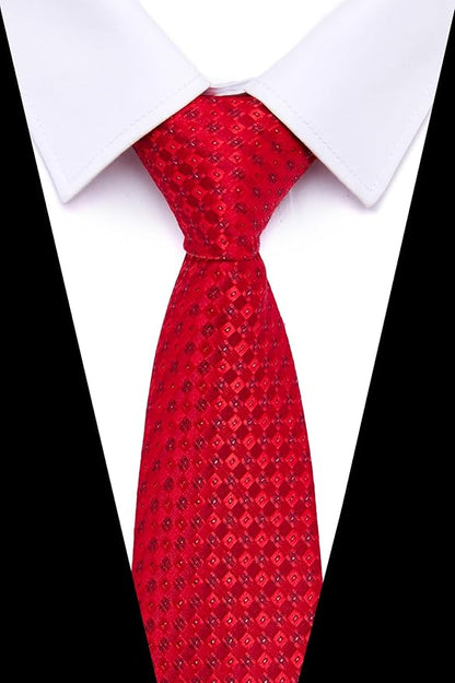 Tie For Men Necktie Woven Jacquard Neck Ties Set 6 PCS
