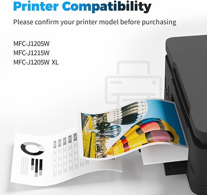 LC404 Ink Cartridges Replacement for Brother Ink Cartridges LC404 LC-404 LC404XL Compatible with Brother MFC-J1205W MFC-J1215W MFC-J1205W XL Printer (4 Pack, Black Cyan Magenta Yellow)