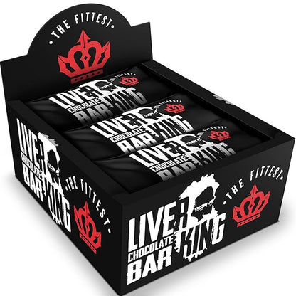 THE FITTEST Chocolate Chip Liver King Bar — Dominant. Delicious. Dessert-Worthy and Keto w/ 12G Protein, Optimizing Fats, Collagen, Creatine, Electrolytes, Himalayan Salt.