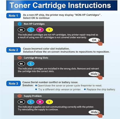 218A Toner Cartridges 4 Pack (with Chip) 3301fdw Replacement for HP 218A 218X Work for HP Color Laserjet Pro MFP 3301fdw 3201dw 3301sdw 3301cdw Printer High Yield Ink W2180A W2180X (4 Pack, B/C/Y/M)