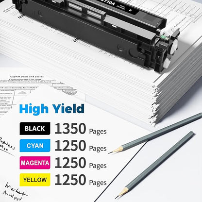 067 Toner Cartridge MF656Cdw Replacement for Canon 067 Toner Cartridge Set 067H Compatible for Canon imageCLASS LBP632Cdw MF653Cdw LBP633Cdw MF654Cdw Printer (4 Pack)