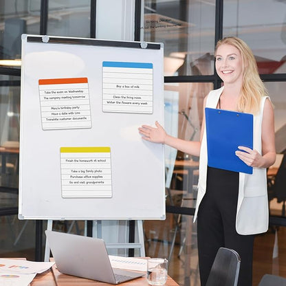 Dry Erase White Magnetic Sheets with Ruled Lined,Small Flexible Magnet Square 6X6,Teacher Must Haves to Help Students Form A Good Handwriting in Kindergarten Classroom,6 Pieces