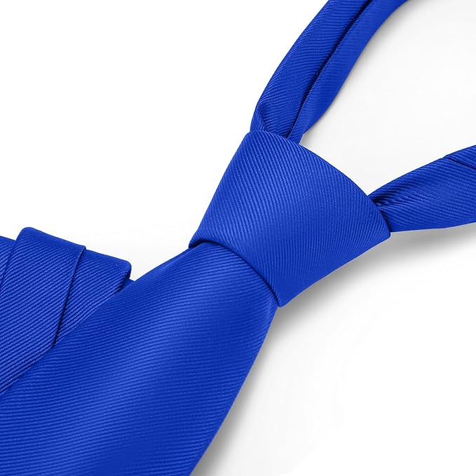 Boys Tie Solid Color Necktie for Age 12-14-16 Years Teen Wedding School Graduation with Gift Box