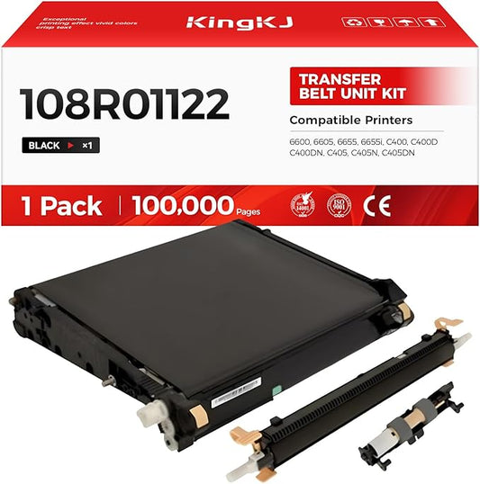 108R01122 Transfer Belt Unit Maintenance Kit (Includes Bias Transfer Roller, Feed Roller & Transfer Belt)Replacement for Xerox Versalink C400 C400DN C405 C405DN Workcenter 6605 6655 6655i 6600 Printer