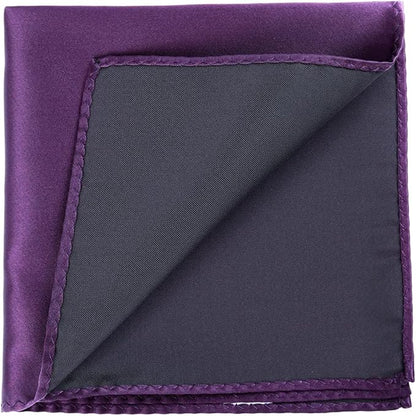 Mens Solid Satin Mens Tie With Hanky,Handmade Neckties For Men