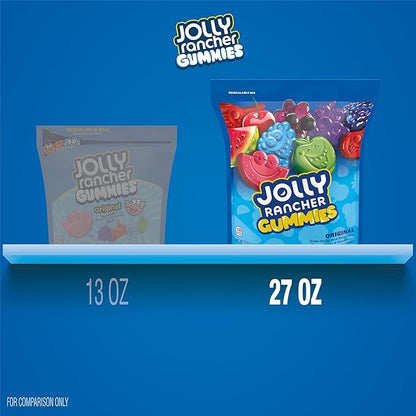 JOLLY RANCHER Gummies Original Fruit Flavored Candy Bag, 27 oz (Pack of 2)