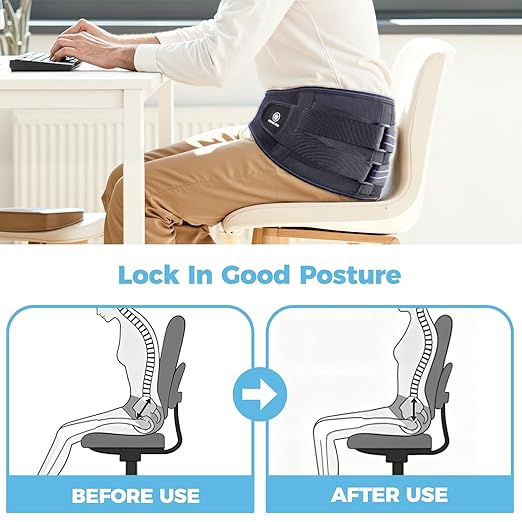 Ultra Sacroiliac SI Hip Belt for Women and Men, [Upgraded Medical-Grade] Adjustable Breathable Hip Brace, Sciatica Pain Relief Devices, Trochanter Brace for Relieving Lower Back Pain, Pelvic Pain & Sciatica (X-Large)