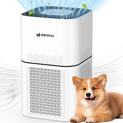 HEPA 14 Air Purifiers for Home Large Room Up to 2200ft², DAYETTE Air Purifiers for Bedroom with Air Quality Sensor, Remove 99.97% of Dust, Odor, Pets Dander, Smoke