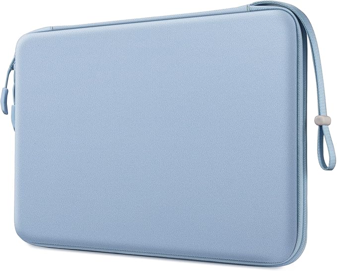 FINPAC Hard Laptop Sleeve Case for 15.3 inch MacBook Air M4 M3 M2 2025 2024, 16.2 inch MacBook Pro M4/M3/M2/M1 Pro/Max A2991 A2780 A2485 A2141, Waterproof Case for Surface Laptop/Book, Ice Blue
