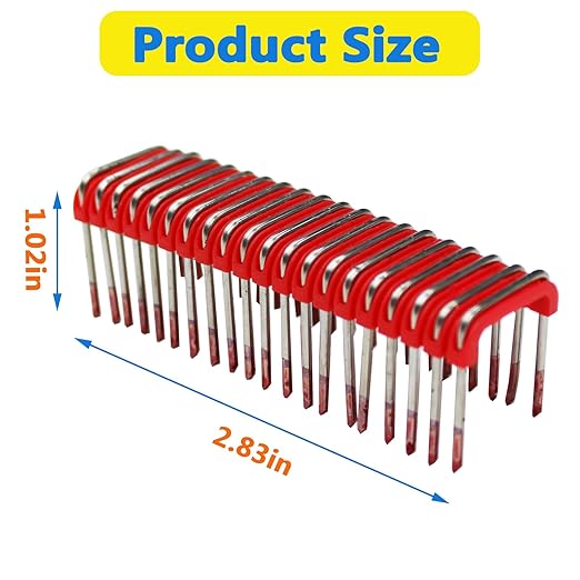 1" Insulated Cable Staples MNM1-600 fit Milwauke Cable Stapler Gun M12 2448-20 for to Wood Surfaces - Fit Milwauke Staples 600 per Box (Cable Staples-300)