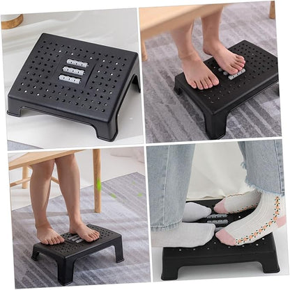 Zerodeko Non-Slip Footstool Under Desk Footrest Stable Office Step Stool with Strong Load Capacity for Home Sofa Leg Support Comfortable
