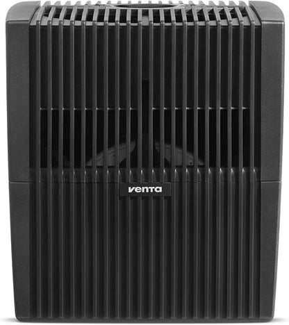 Venta LW25 Comfort Plus Humidifier in Black - Filter-Free Evaporative Humidifier for Spaces up to 485 ft²