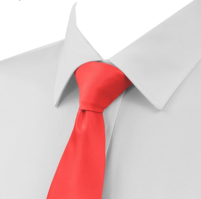 trilece Ties for Men - Men's Solid Color Ties - Formal Neckties for Men - Neck Tie for Man