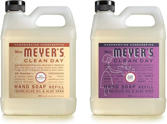 Mrs. MEYER'S Variety Pack (Oat Blossom + Plumberry)