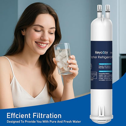 K004 Compatible for 4396841 Refrigerator Ice and Water Filter, EDR3RXD1, KAD3RXD1, WHR3RXD1,P1WB2L, 4396841, 4396710, Filter 3, 46-9083,46-9030, 9030, 9083 Refrigerator Water Filter (3)