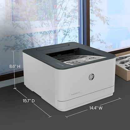 HP LaserJet Pro 3001dw Wireless Black & White Printer, Best-for-Office (3G65OF)