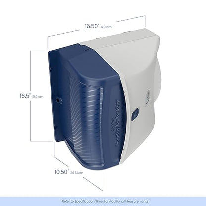 AprilAire 720MKZ Whole-House Fan-Powered Evaporative Humidifier – 21 GPD, Water Saving, Manual Control, Installation Kit, for up to 6,250 Sq. Ft., Part of the AprilAire Healthy Air System