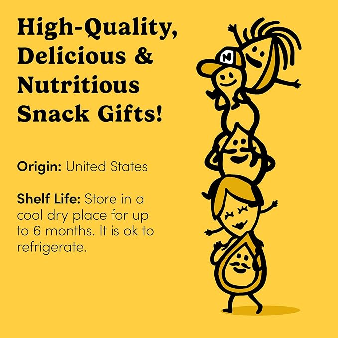 Nuts.com Premium Sweet & Salty Snack Mix Assortment – Gift Basket for Fall, Thanksgiving and Festive Gifts – 4Lb Package Includes a Variety of Nuts, Dried Fruits, Popcorn and Chocolate