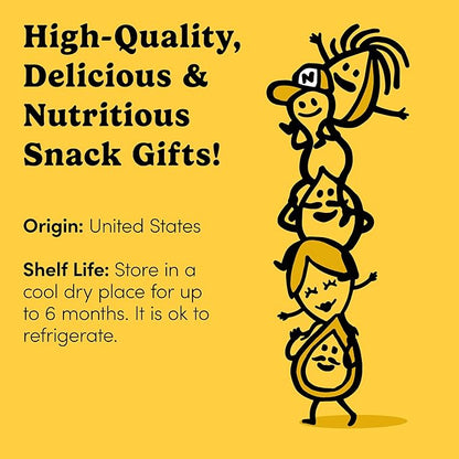 Nuts.com Premium Sweet & Salty Snack Mix Assortment – Gift Basket for Fall, Thanksgiving and Festive Gifts – 4Lb Package Includes a Variety of Nuts, Dried Fruits, Popcorn and Chocolate