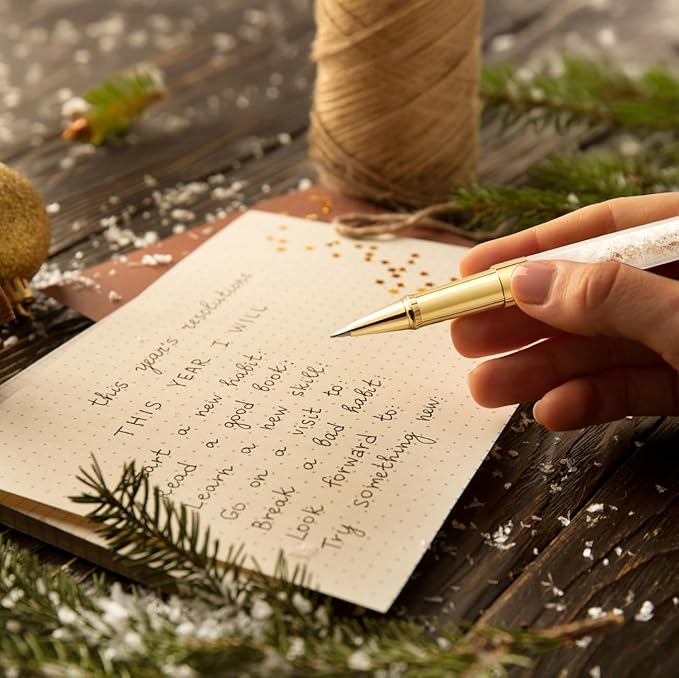 Elegant Crystal Ballpoint Pen Gift Set, Luxury Fine Tip Writing Trio in Silver, Gold, and Rose Gold, Decorative Office Pens for Weddings, Special Occasions, and Gifting