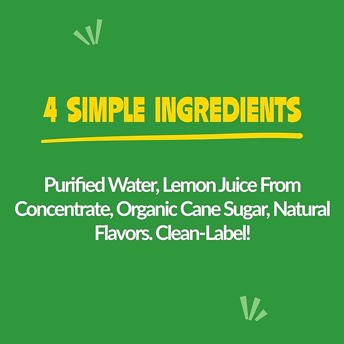 Hoot Juice Lemonade By Lemonati, No Artificial Sweeteners or Flavors, Gluten-Free, Kosher, Non-GMO, Vegan, 7.5 Fl Oz Mini-Cans (24pk, Lemonade)