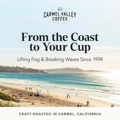 Carmel Valley Coffee Roasting Jamaican Me Crazy® – Medium Roast, Whole Bean, Caramel, Vanilla & Coffee Liqueur Flavored, 12 Ounce Bag (Pack of 1)