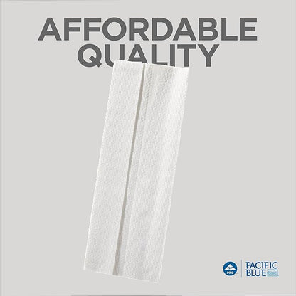 Pacific Blue Basic‚ C-Fold Paper Towels (Previously Branded Acclaim) by GP PRO, White, 20603, 240 Towels per Pack, 10 Packs per case