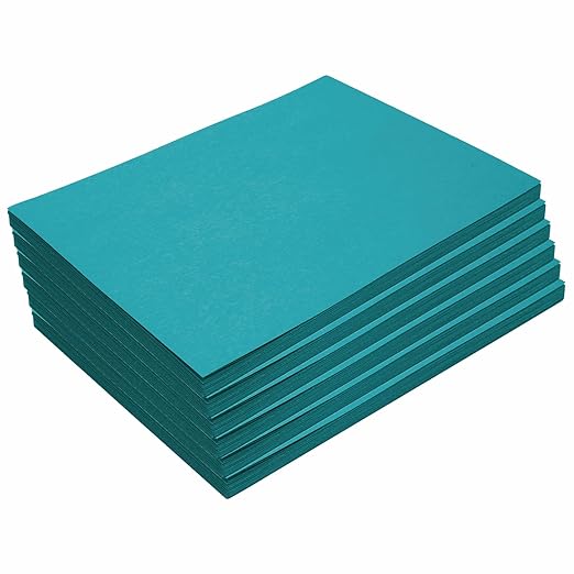 Colorations Construction Paper,Turquoise,9 inches x 12 inches,300 Sheets,Heavyweight Construction Paper,Crafts,Art,Kids Art,Painting,Coloring,Drawing,Creating,Paper,Art Project,All Purpose