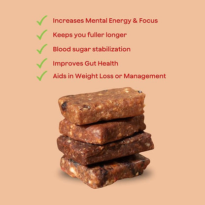 The Bomb Co. Blender Bomb Bar, Peanut Butter Cookie Dough, Superfood Snack Bar for Gut Health, Peanut Butter, Hemp Seeds, Chia Seeds, Flax Seeds, Sea Salt, Aloe Vera, Vegan Chocolate Chips, 9 Bars