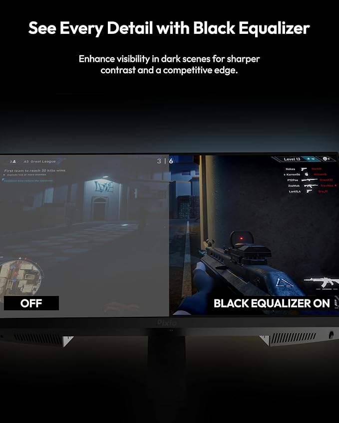 Pixio PX279 Prime Neo 27 inch 240Hz Refresh Rate FHD 1080p Resolution Fast IPS Panel 1ms GTG Response Time Gaming Monitor with Adaptive Sync and Fully Adjustable Stand