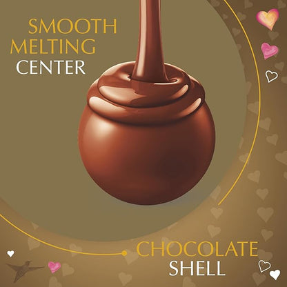 Lindt Valentine Lindor Assorted Bag, Assorted Chocolate, 8.5 Ounce