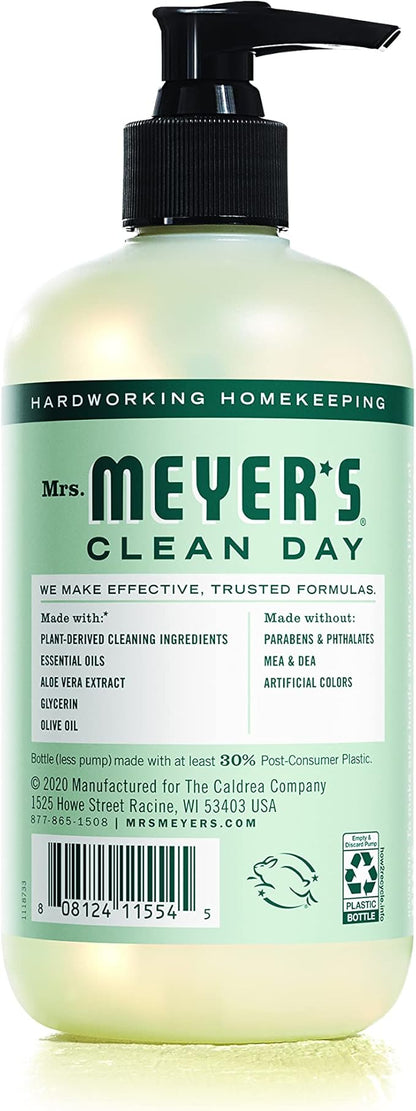 MRS. MEYER'S CLEAN DAY Hand Soap, Made with Essential Oils, Birchwood, 12.5 fl. oz