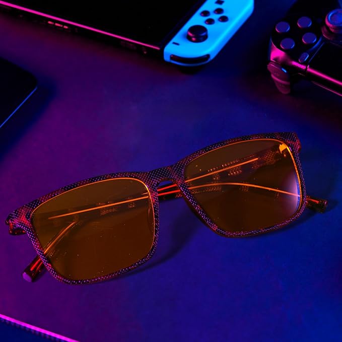 99% Blue Light Blocking Glasses Men Women Lightweight Frame Computer TV Gaming Eyeglasses Reduce Eyestrain