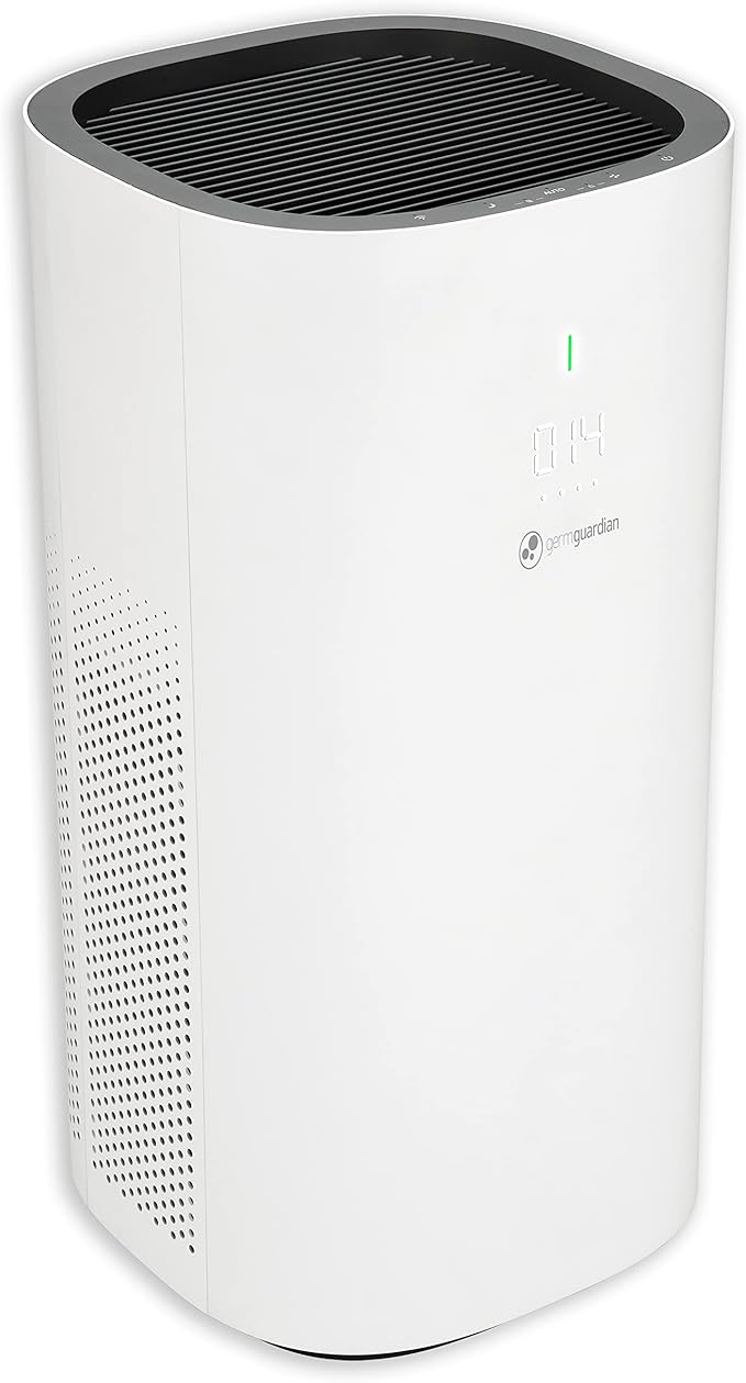 GermGuardian® AC9600W Powerful Large Room Air Purifier with HEPA Filter, UV-C, Odor Reduction & Air Quality Sensor