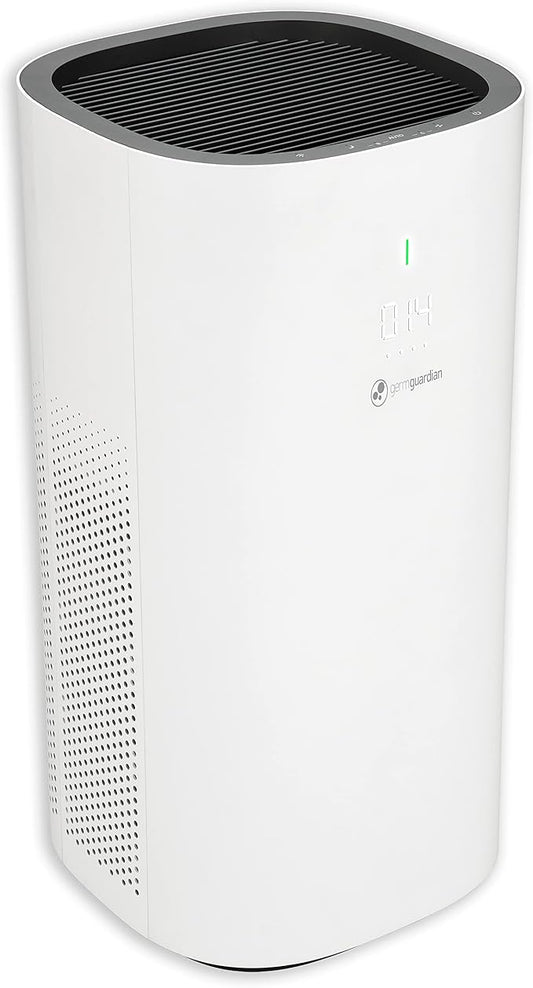 GermGuardian® AC9600W Powerful Large Room Air Purifier with HEPA Filter, UV-C, Odor Reduction & Air Quality Sensor