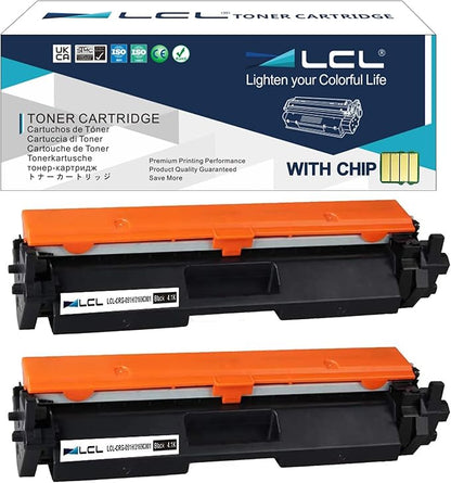 LCL 051 MF264DW Toner Cartridge Replacement for Canon 051 CRG-051 CRG051 2168C001 for Canon ImageCLASS MF263dn MF264dw MF266dn MF267dw MF269dw LBP161dn LBP162dw LBP1692dwkg Printer (2-Pack Black)