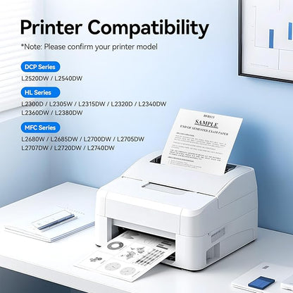 DR630 Drum Unit (Not Toner) 2-Pack Printer Replacement Compatible for Brother DR-630 Imaging Drum HL-L2380DW HL-L2320D HL-L2340DW DCP-L2540DW MFC-L2700DW MFC-L2720DW HL-L2300D HL-L2360DW MFC-L2740DW